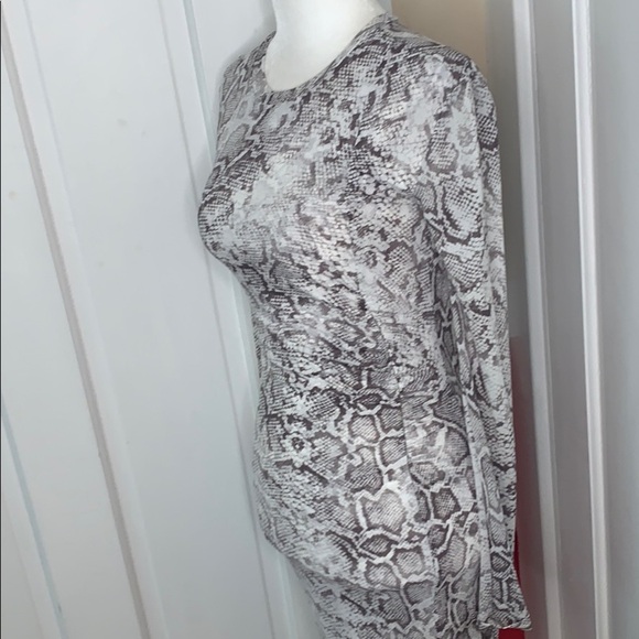LEITH•SNAKE PRINT•DRESS - Picture 3 of 10